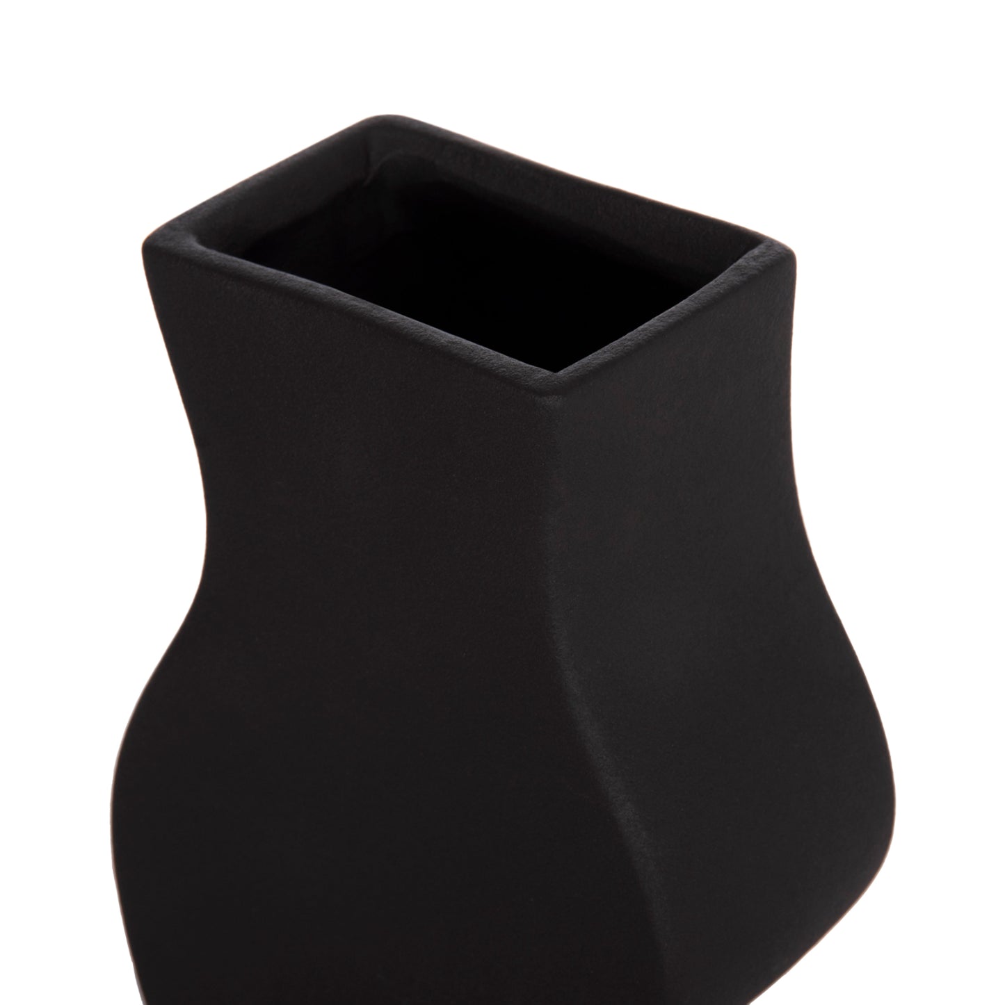 Ceramic Table Decor Series "sebor" Hm4589.02 Matte Black 14x6.5x30hcm.