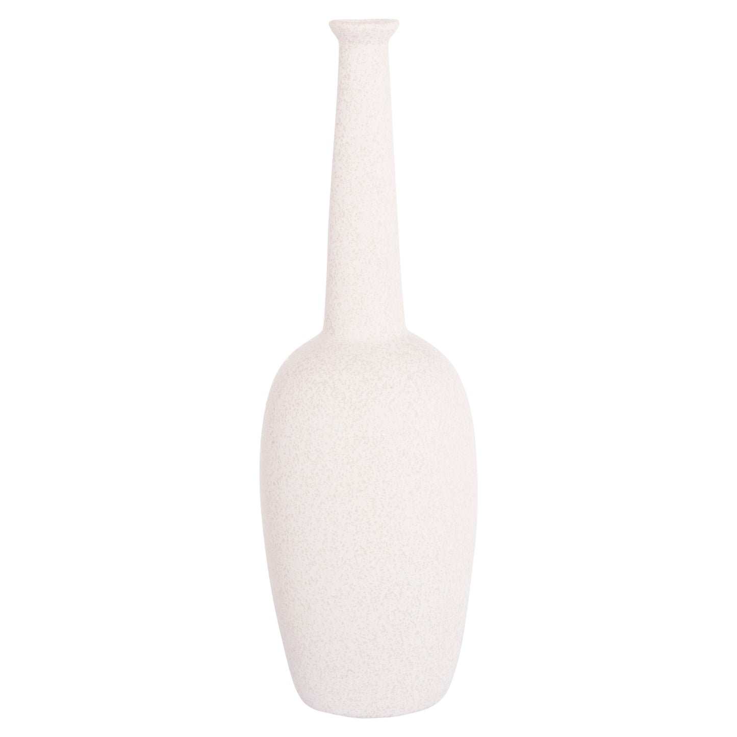 Ceramic Table Decor Elendil Hm4591.01 Off White With Crystallization Φ12x39.5hcm.