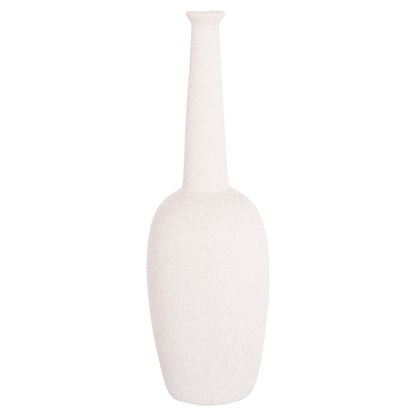 Ceramic Table Decor Elendil Hm4591.01 Off White With Crystallization Φ12x39.5hcm.