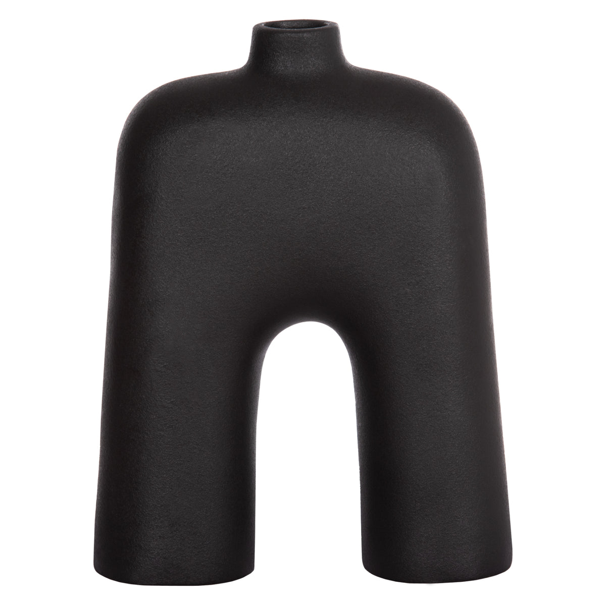 Ceramic Table Decor Series Isil Hm4599.02 Black Matte 22x8x29hcm.