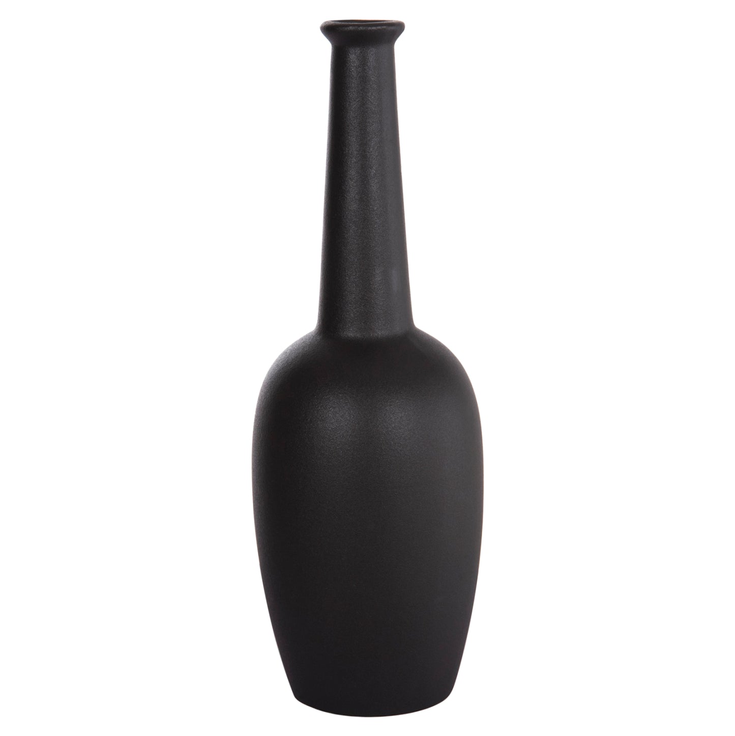 Ceramic Table Decor Elendil Hm4592.02 Black Matte Φ10x30hcm.