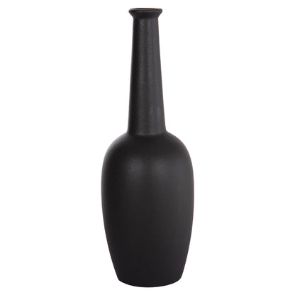 Ceramic Table Decor Elendil Hm4592.02 Black Matte Φ10x30hcm.