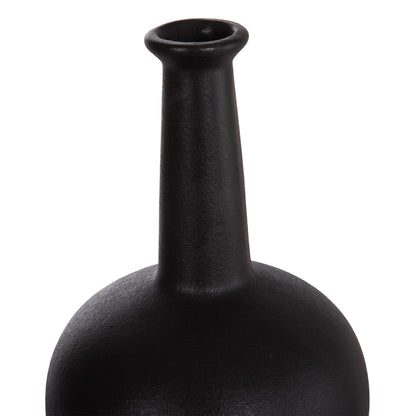 Ceramic Table Decor Elendil Hm4593.02 Black Matte Φ14,5x25hcm.
