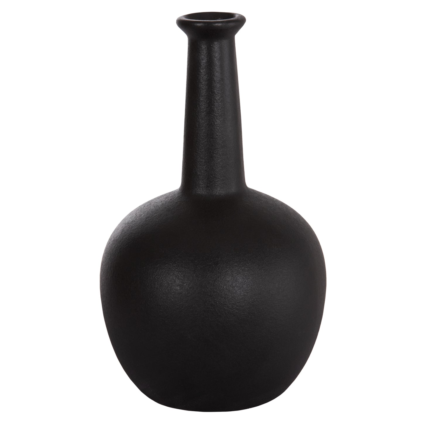 Ceramic Table Decor Elendil Hm4593.02 Black Matte Φ14,5x25hcm.