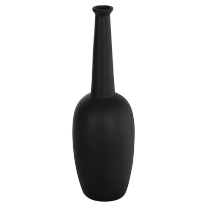 Ceramic Table Decor Elendil Hm4591.02 Matte Black Φ12x39.5hcm.