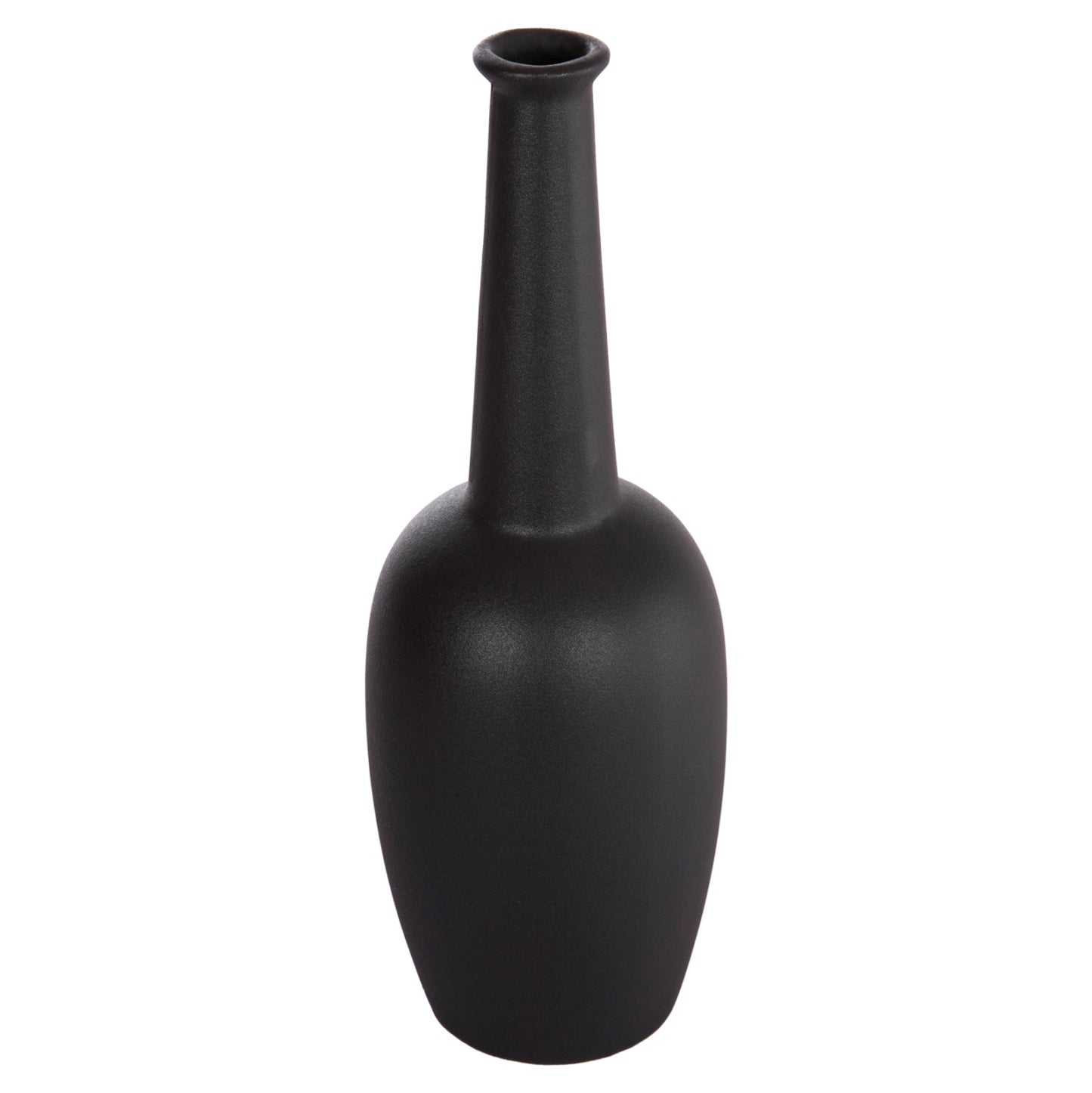 Ceramic Table Decor Elendil Hm4592.02 Black Matte Φ10x30hcm.