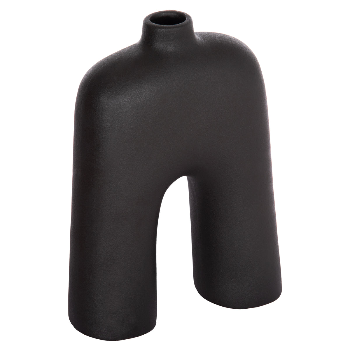 Ceramic Table Decor Series Isil Hm4599.02 Black Matte 22x8x29hcm.