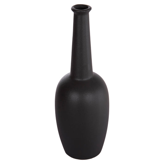Ceramic Table Decor Elendil Hm4592.02 Black Matte Φ10x30hcm.