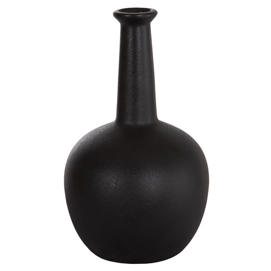 Ceramic Table Decor Elendil Hm4593.02 Black Matte Φ14,5x25hcm.