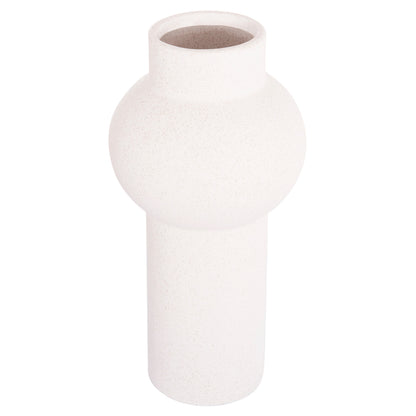 Ceramic Table Decor Scepter Hm4605.01 Off White With Crystallisation Φ15x30hcm.