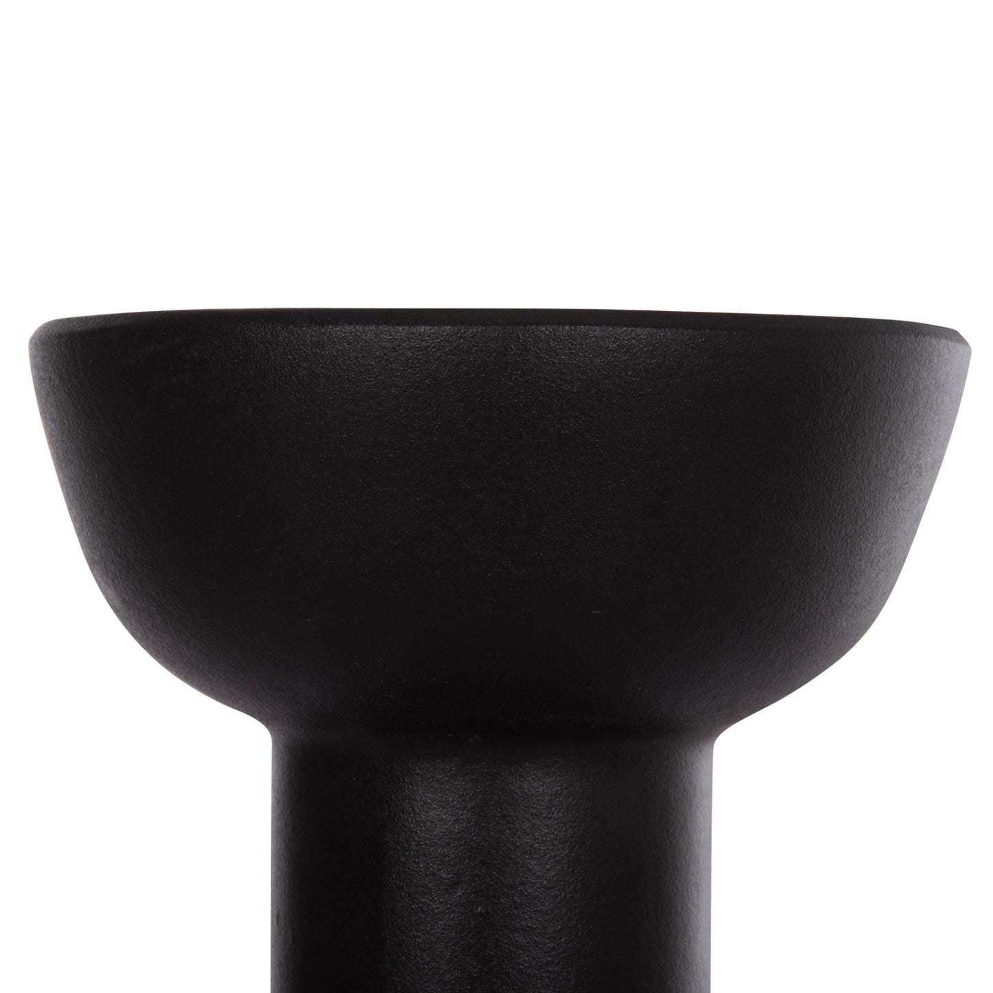 Ceramic Table Decor Elendil Hm4603.02 Matte Black Φ20x26.5hcm.