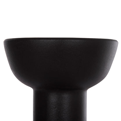 Ceramic Table Decor Elendil Hm4603.02 Matte Black Φ20x26.5hcm.