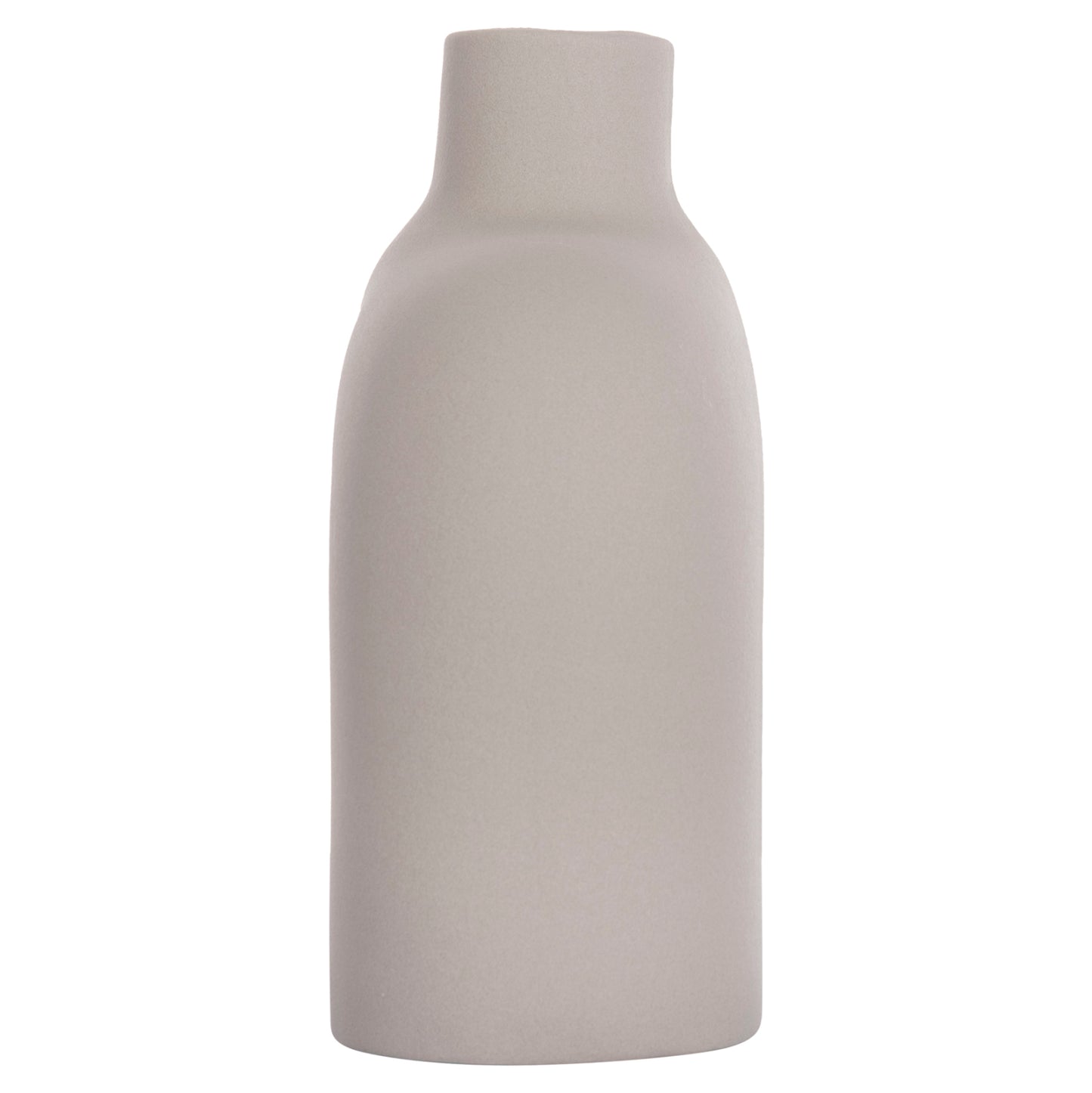 Ceramic Table Decor Isil Hm4600.03 Matte Grey  27x9,5x22,5h Cm.