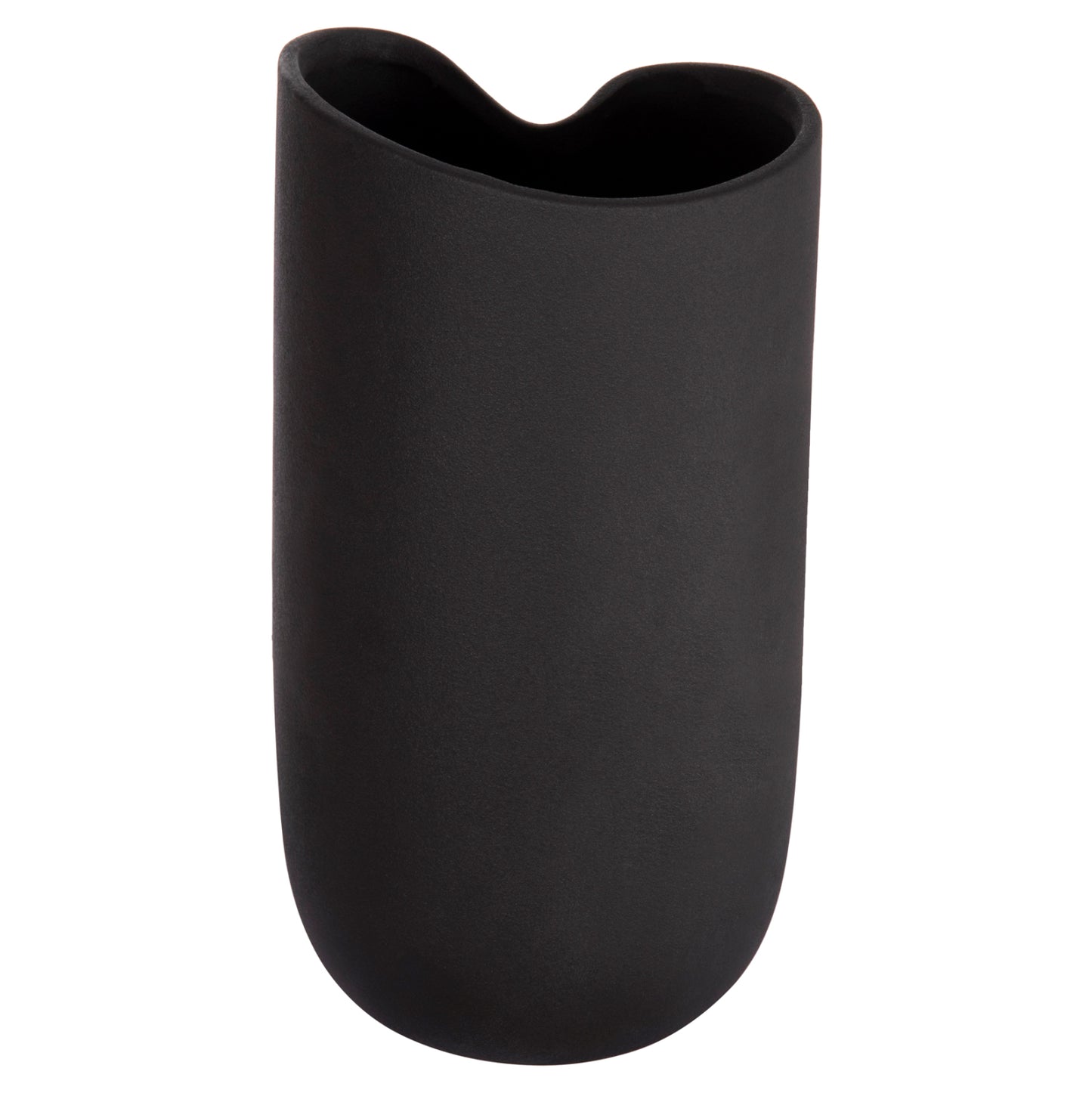 Ceramic Table Decor Glaze Hm4607.02 Matte Black 15,2x15x30hcm