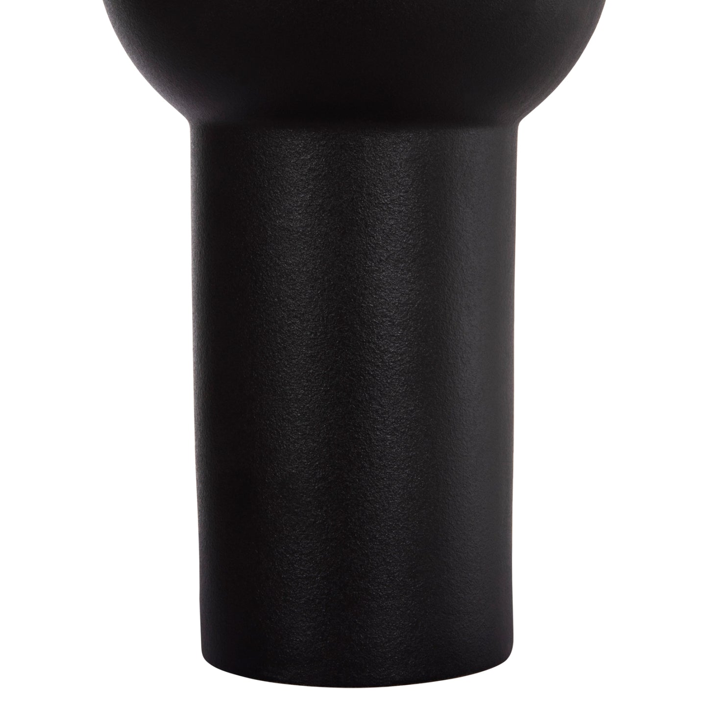 Ceramic Table Decor Scepter Hm4605.02 Matte Black Φ15x30hcm.