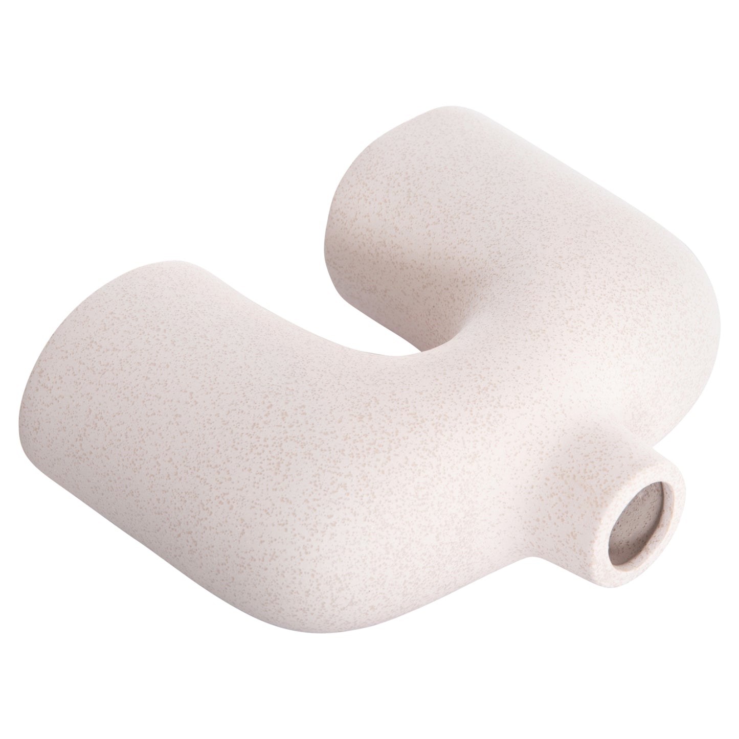 Ceramic Table Decor Isil Hm4600.01 Off White With Crystallisation 27x9.5x22.5hcm.