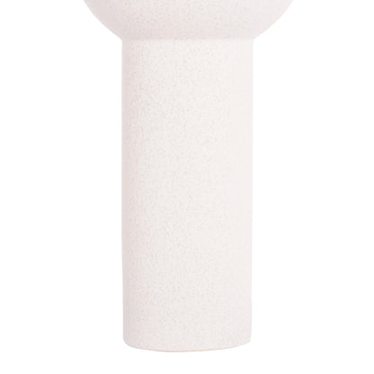Ceramic Table Decor Scepter Hm4604.01 Off White With Crystallisation Φ17x39hcm.