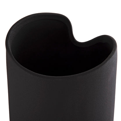 Ceramic Table Decor Glaze Hm4607.02 Matte Black 15,2x15x30hcm