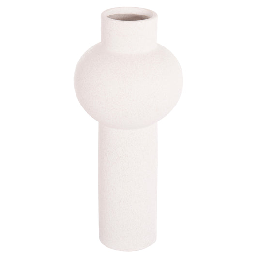 Ceramic Table Decor Scepter Hm4604.01 Off White With Crystallisation Φ17x39hcm.