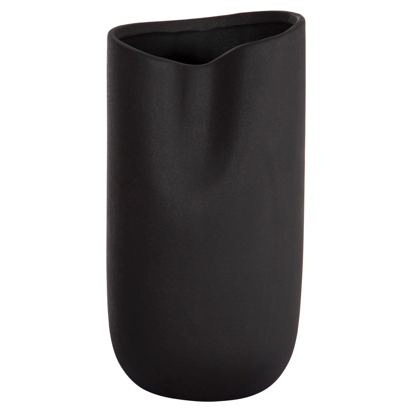 Ceramic Table Decor Glaze Hm4607.02 Matte Black 15,2x15x30hcm