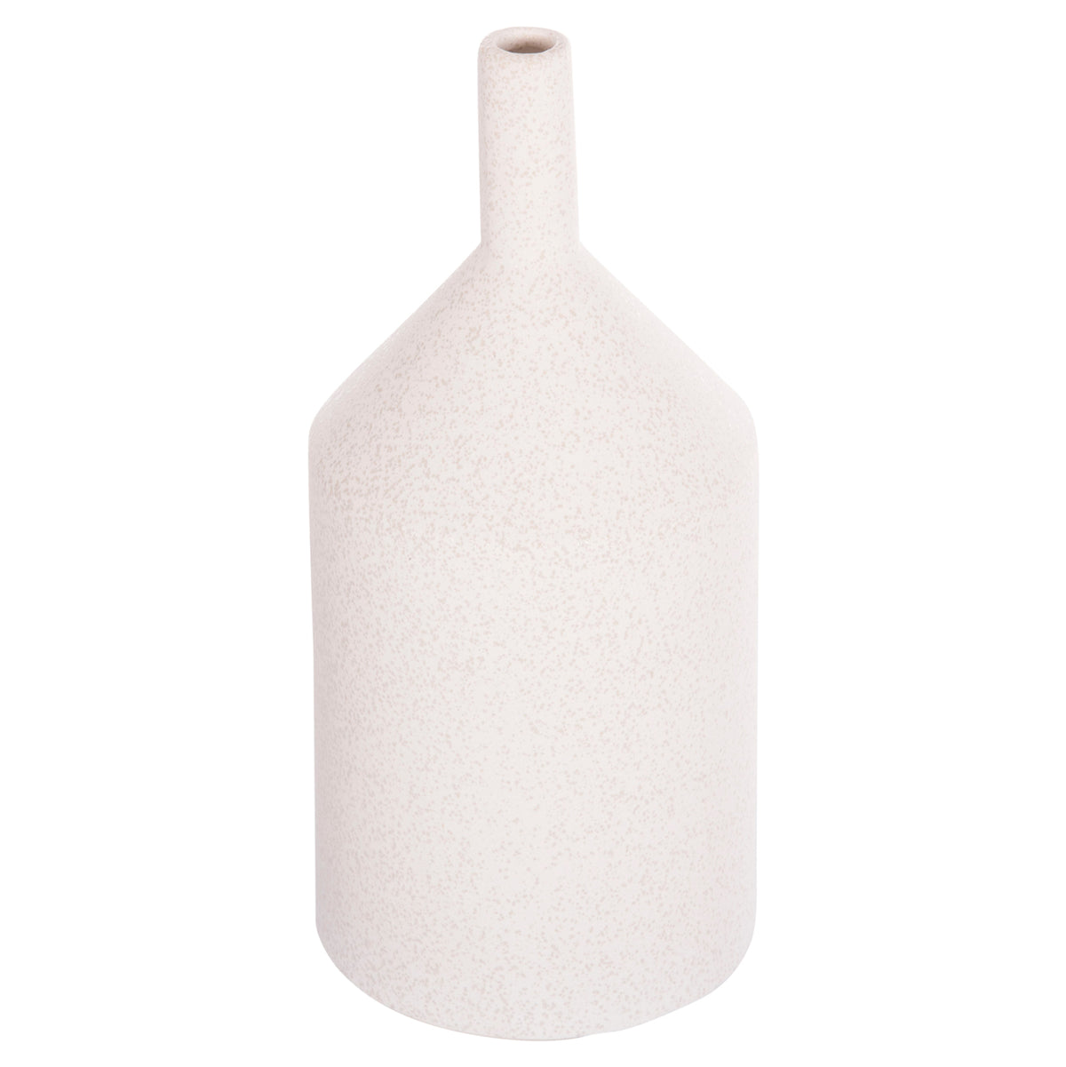 Ceramic Table Decor Galad Hm4608.01 Off White With Crystallization Φ13,5x30,5hcm.