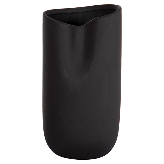 Ceramic Table Decor Glaze Hm4607.02 Matte Black 15,2x15x30hcm