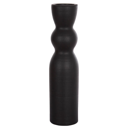 Ceramic Table Decor Scepter Hm4614.02 Matte Black Φ8.5x35hcm.