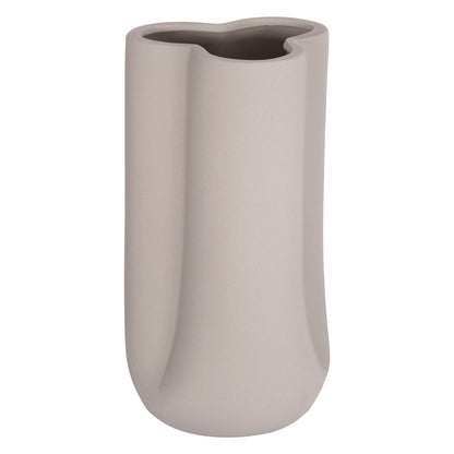 Ceramic Table Decor Glaze Hm4612.03 Matte Grey Φ14x29hcm.