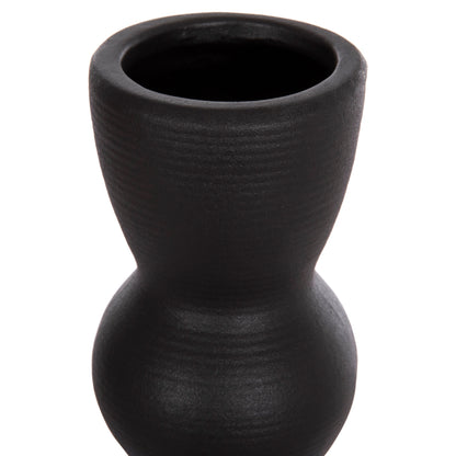 Ceramic Table Decor Scepter Hm4614.02 Matte Black Φ8.5x35hcm.