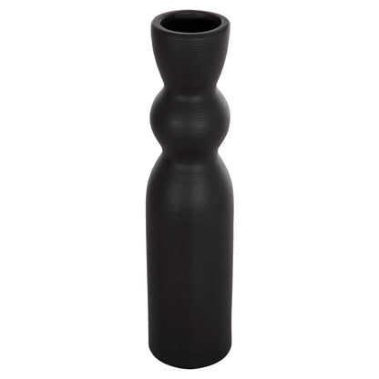 Ceramic Table Decor Scepter Hm4614.02 Matte Black Φ8.5x35hcm.