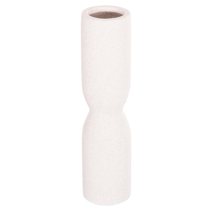 Ceramic Table Decor Scepter Hm4615.01 Off White With Crystallization Φ7.5x30.5hcm.