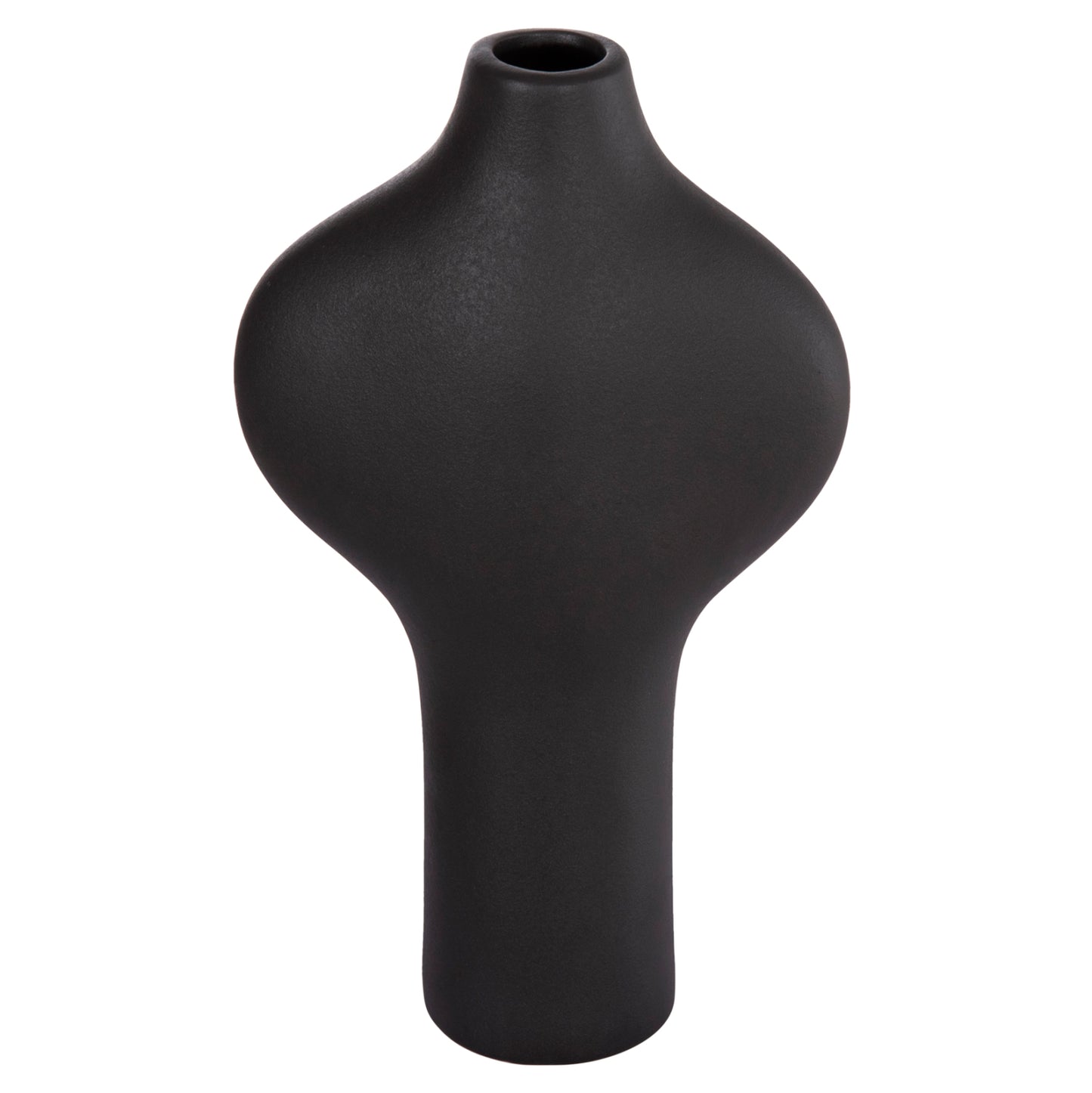 Ceramic Table Decor Series Arken Hm4621.02 Matte Black 18x8x32hcm.
