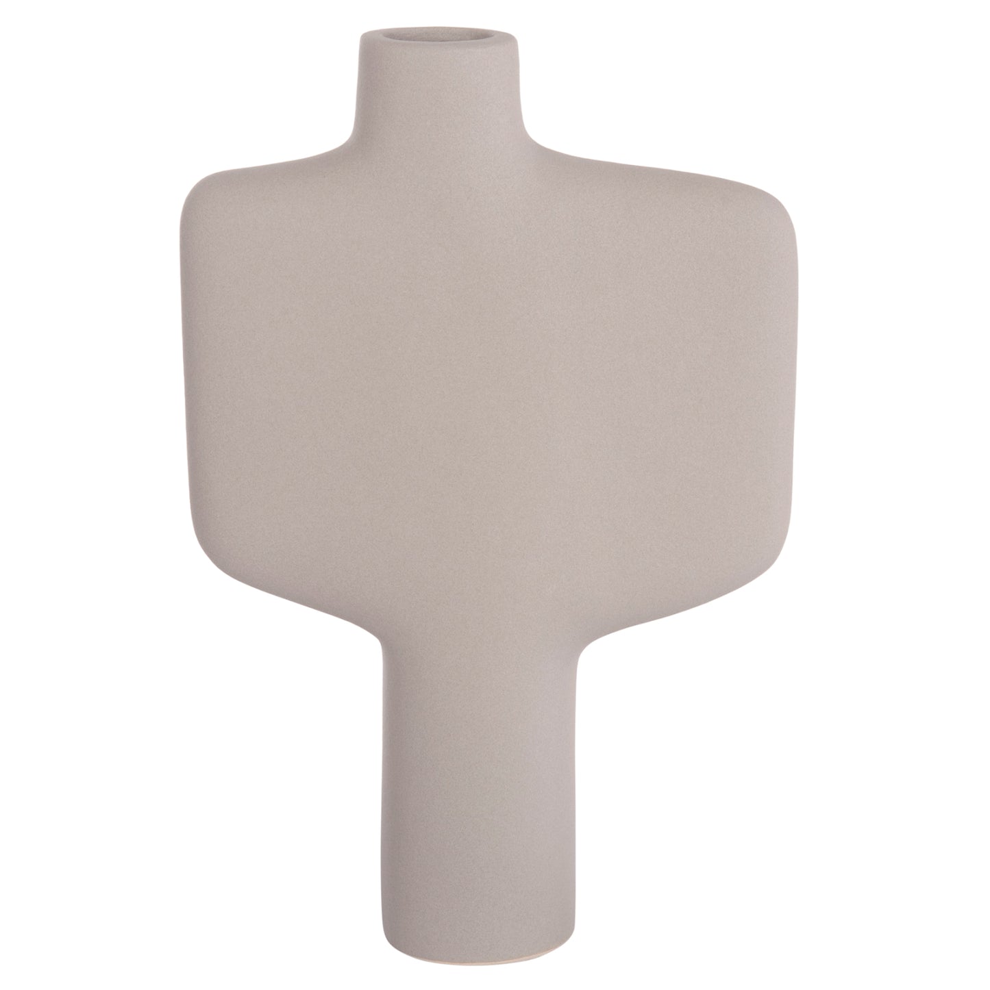 Ceramic Table Decor Series Arken Hm4622.03 Matte Grey 22x8x34.5hcm.