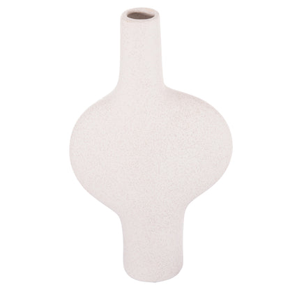 Ceramic Table Decor Series Arken Hm4620.01 Off White With Crystallisation 19x7,5x33,5hcm.