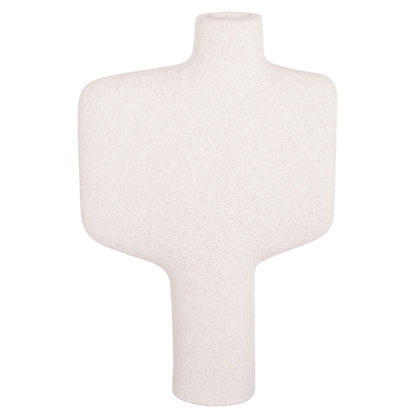 Ceramic Table Decor Series Arken Hm4622.01 Off White With Crystallisation 22.5x7.5x34hcm.