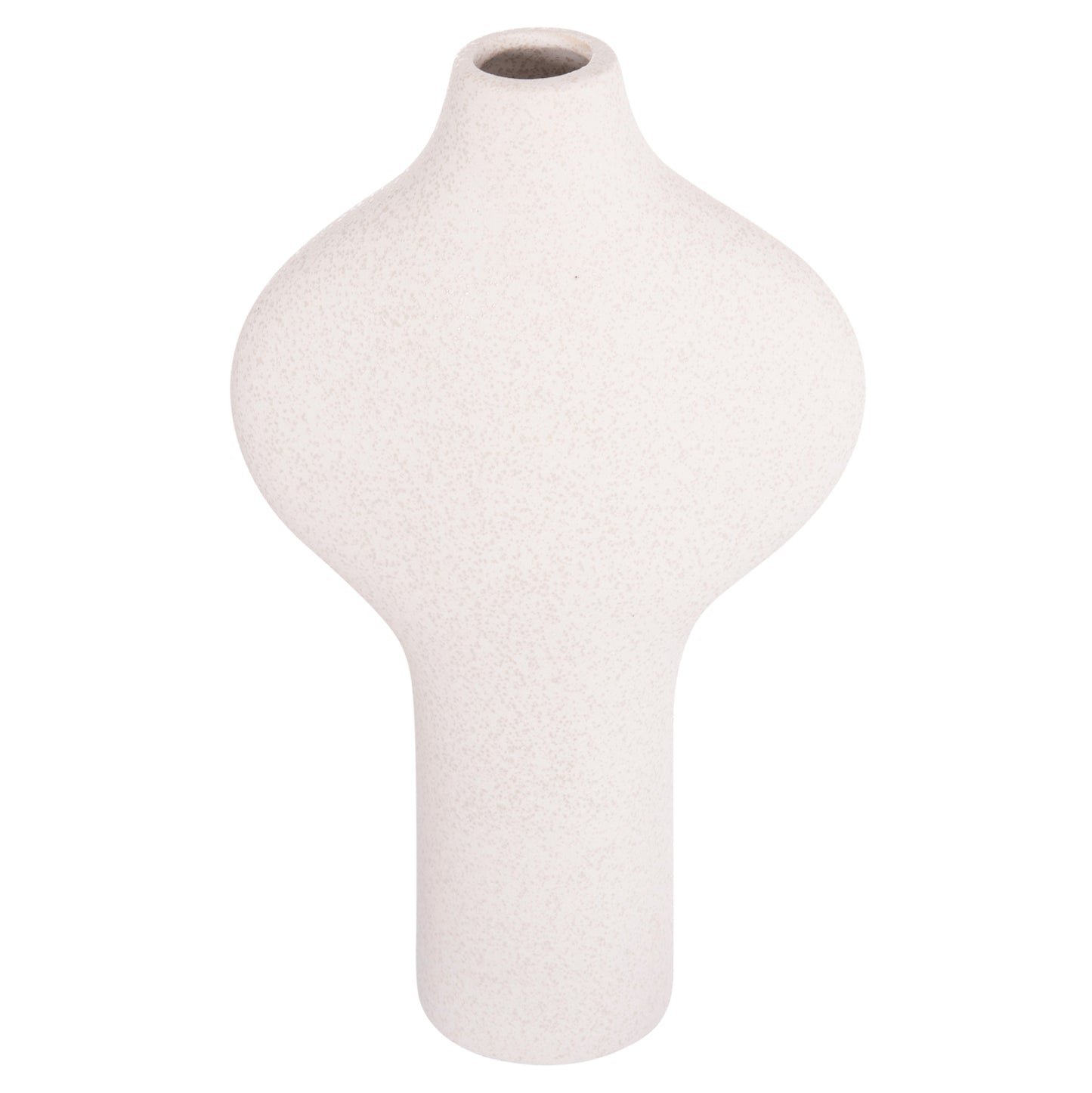 Ceramic Table Decor Series Arken Hm4621.01 Off White With Crystallisation 18x8x32hcm.