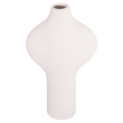 Ceramic Table Decor Series Arken Hm4621.01 Off White With Crystallisation 18x8x32hcm.