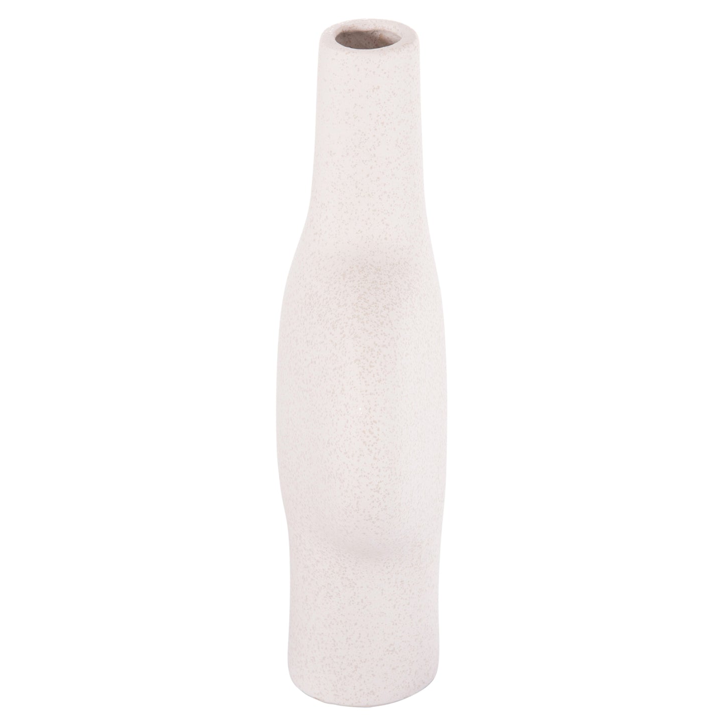 Ceramic Table Decor Series Arken Hm4620.01 Off White With Crystallisation 19x7,5x33,5hcm.