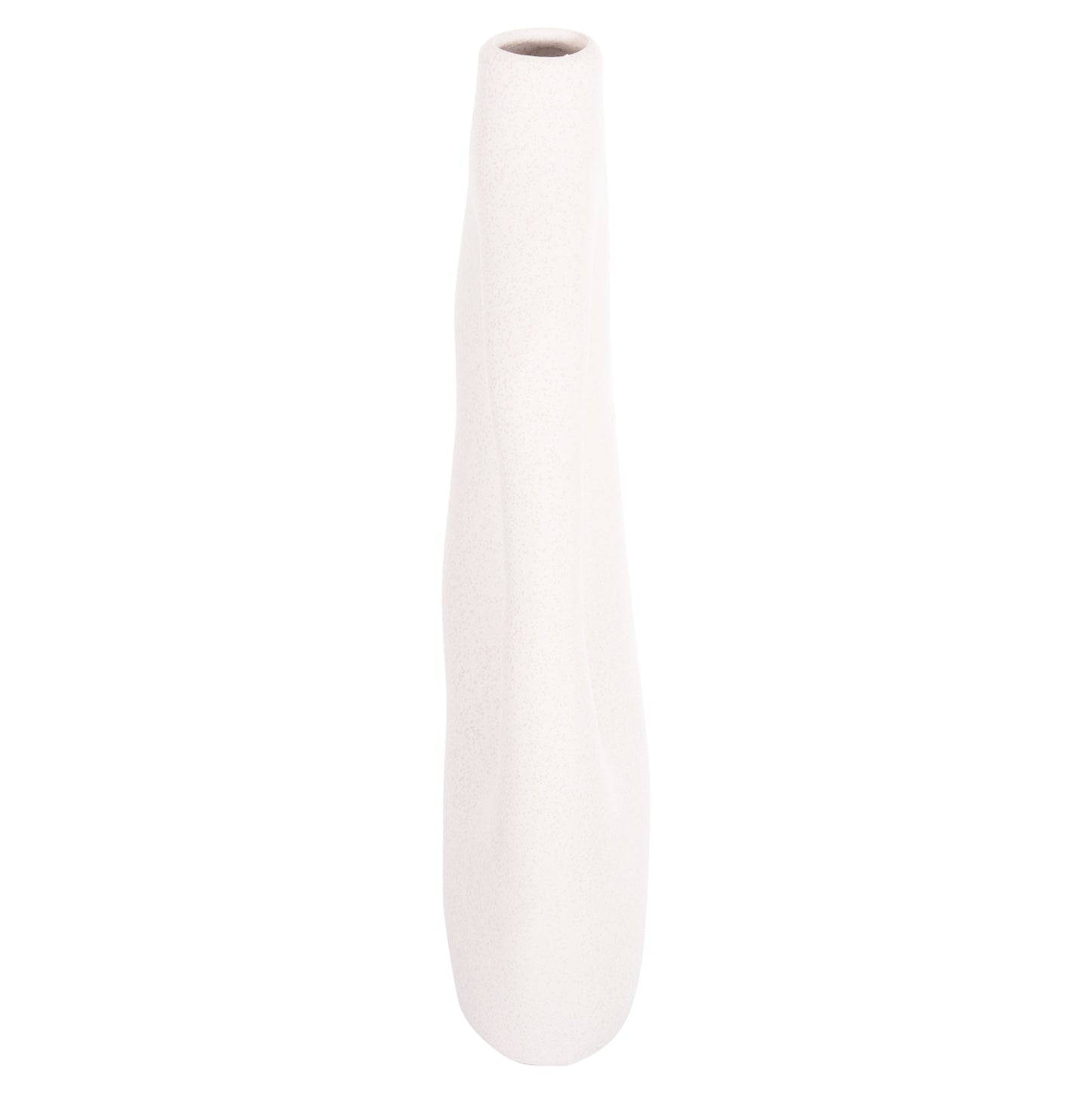 Ceramic Table Decor Series Sebor Hm4625 Off White With Crystallisation 20x9x46hcm.