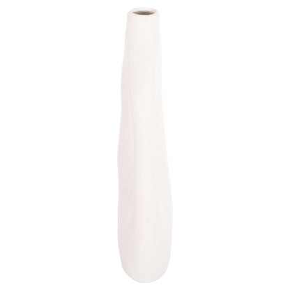 Ceramic Table Decor Series Sebor Hm4625 Off White With Crystallisation 20x9x46hcm.