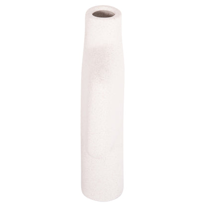 Ceramic Table Decor Series Arken Hm4622.01 Off White With Crystallisation 22.5x7.5x34hcm.