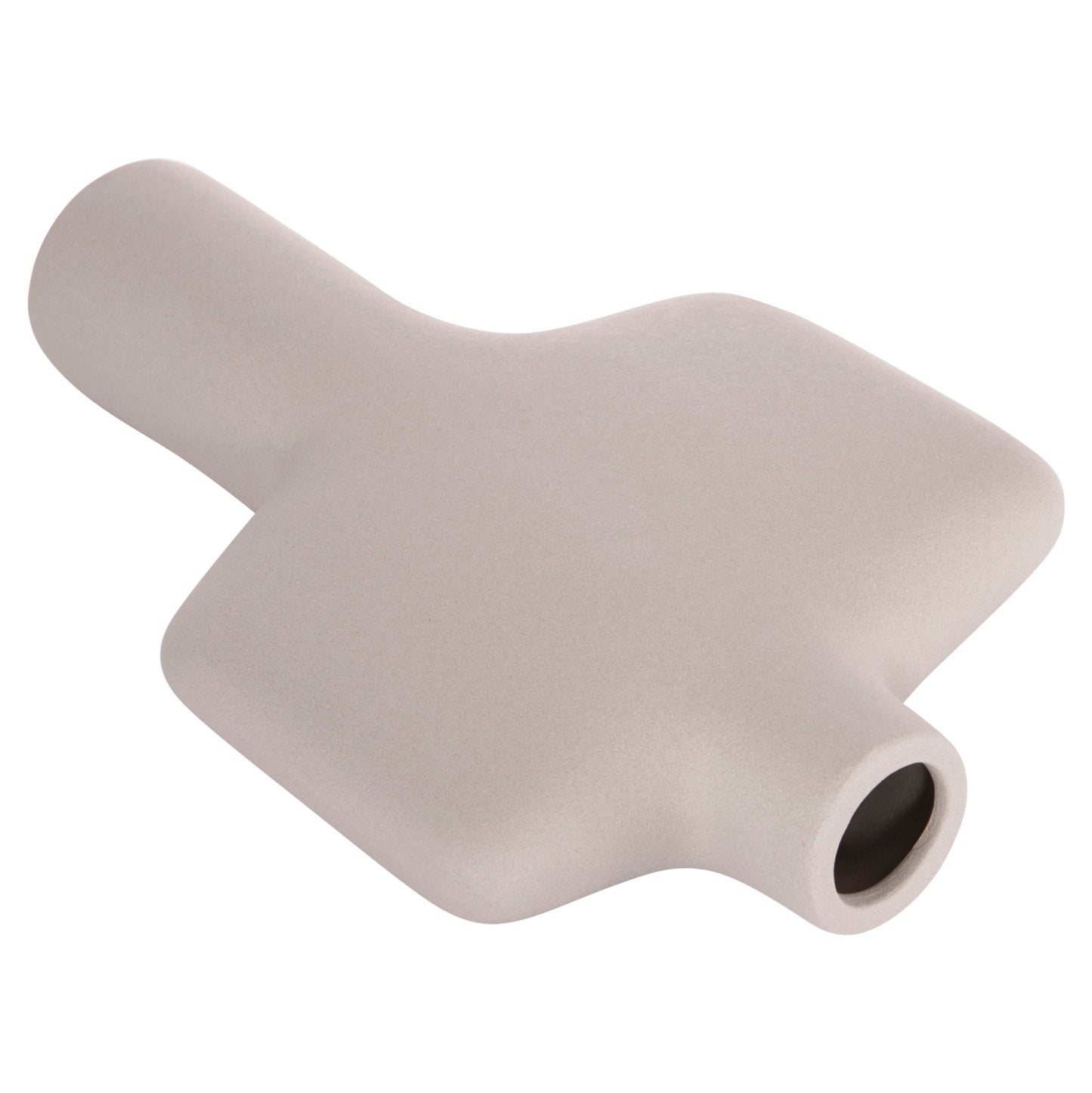 Ceramic Table Decor Series Arken Hm4622.03 Matte Grey 22x8x34.5hcm.