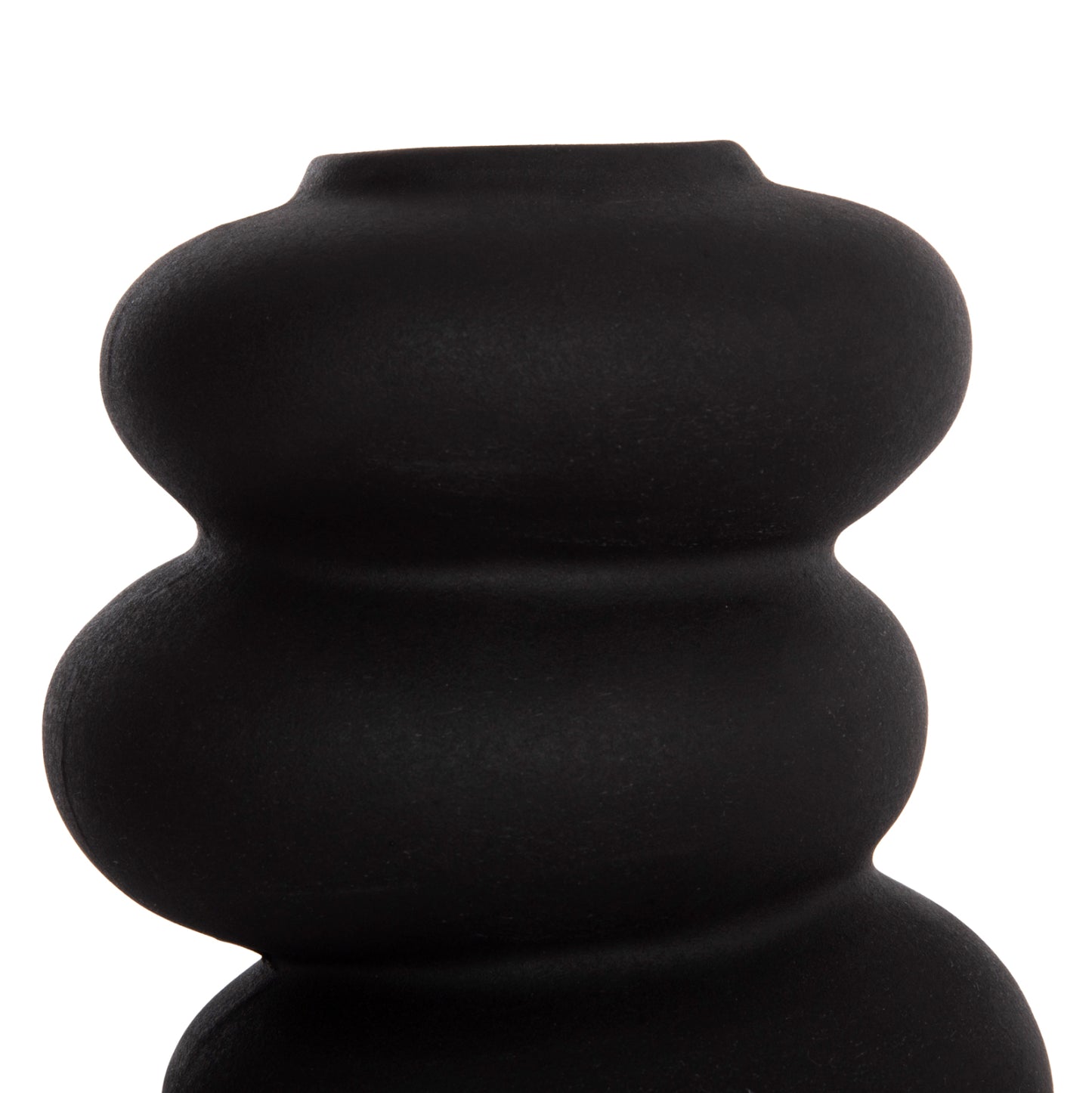 Ceramic Table Decor Rook Hm4628.02 Matte Black Φ14x19hcm.