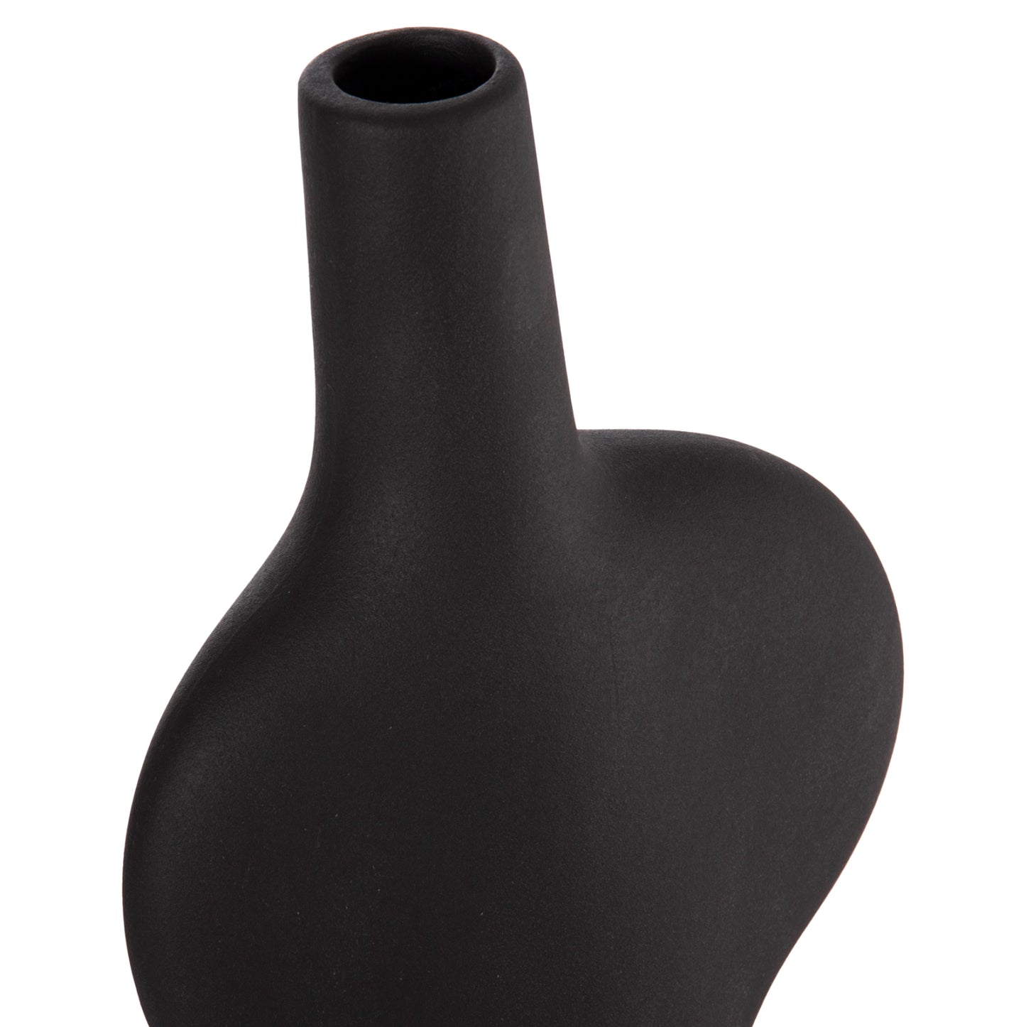 Ceramic Table Decor Series Arken Hm4620.02 Matte Black 19x7,5x33,5hcm.