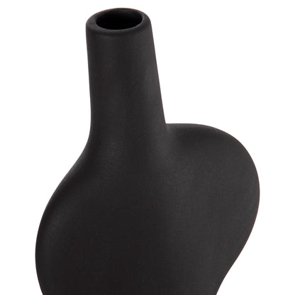 Ceramic Table Decor Series Arken Hm4620.02 Matte Black 19x7,5x33,5hcm.
