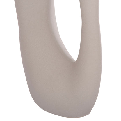 Ceramic Table Decor Sebor Hm4626.02 Matte Grey 21x8x35.5hcm.