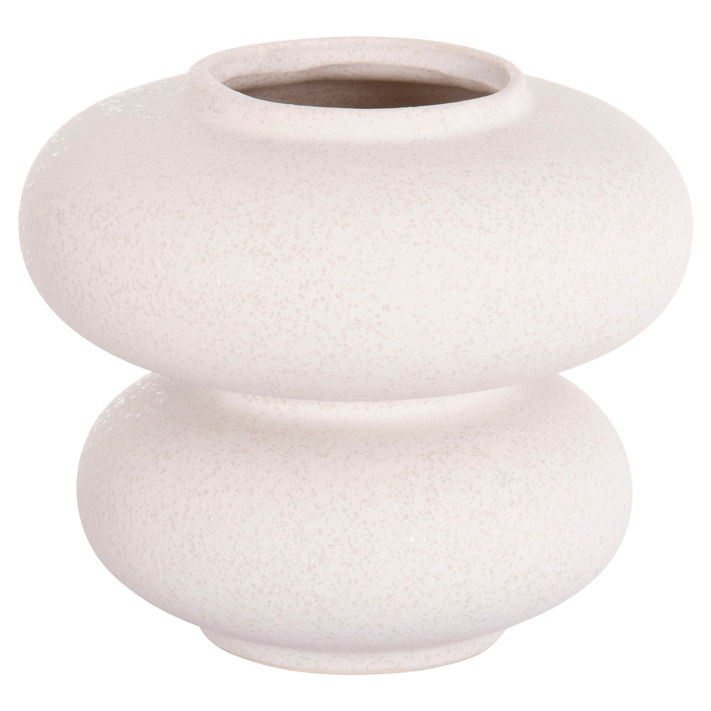 Ceramic Table Decor Rook Hm4629.01 Off White With Crystallisation Φ18x17hcm.