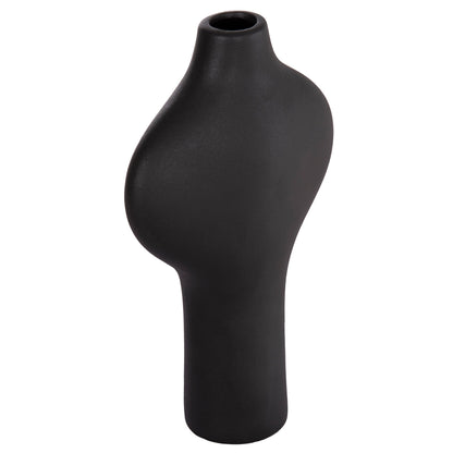 Ceramic Table Decor Series Arken Hm4621.02 Matte Black 18x8x32hcm.