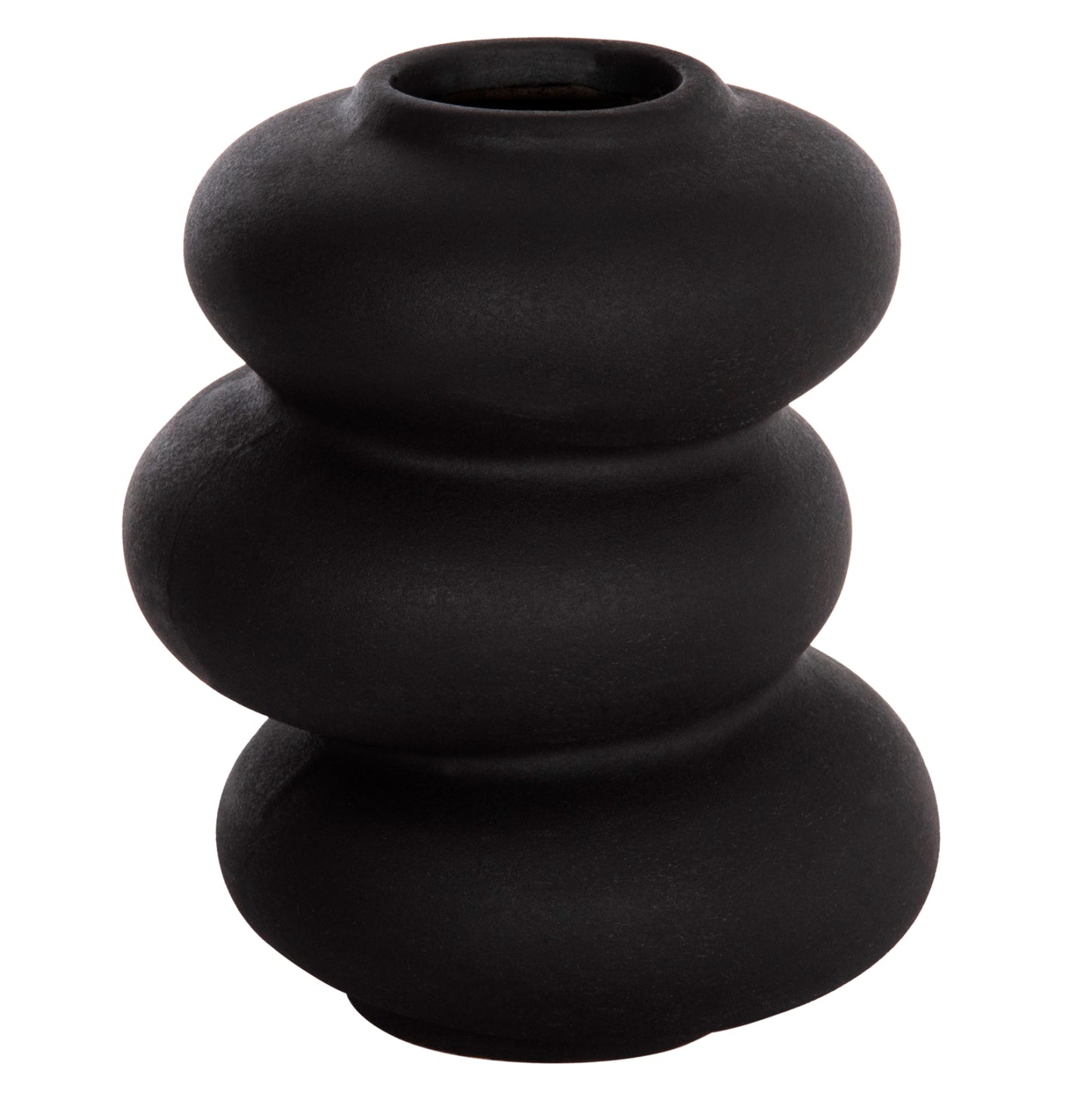Ceramic Table Decor Rook Hm4628.02 Matte Black Φ14x19hcm.
