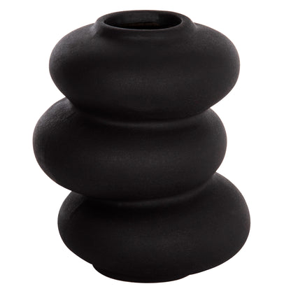 Ceramic Table Decor Rook Hm4628.02 Matte Black Φ14x19hcm.